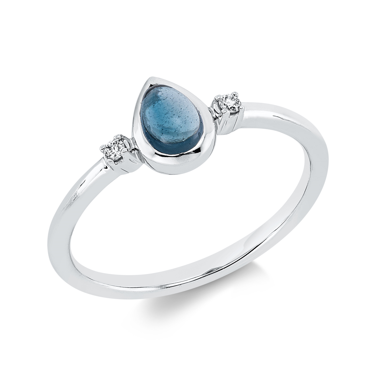 Ring 18 kt WG Tropfen