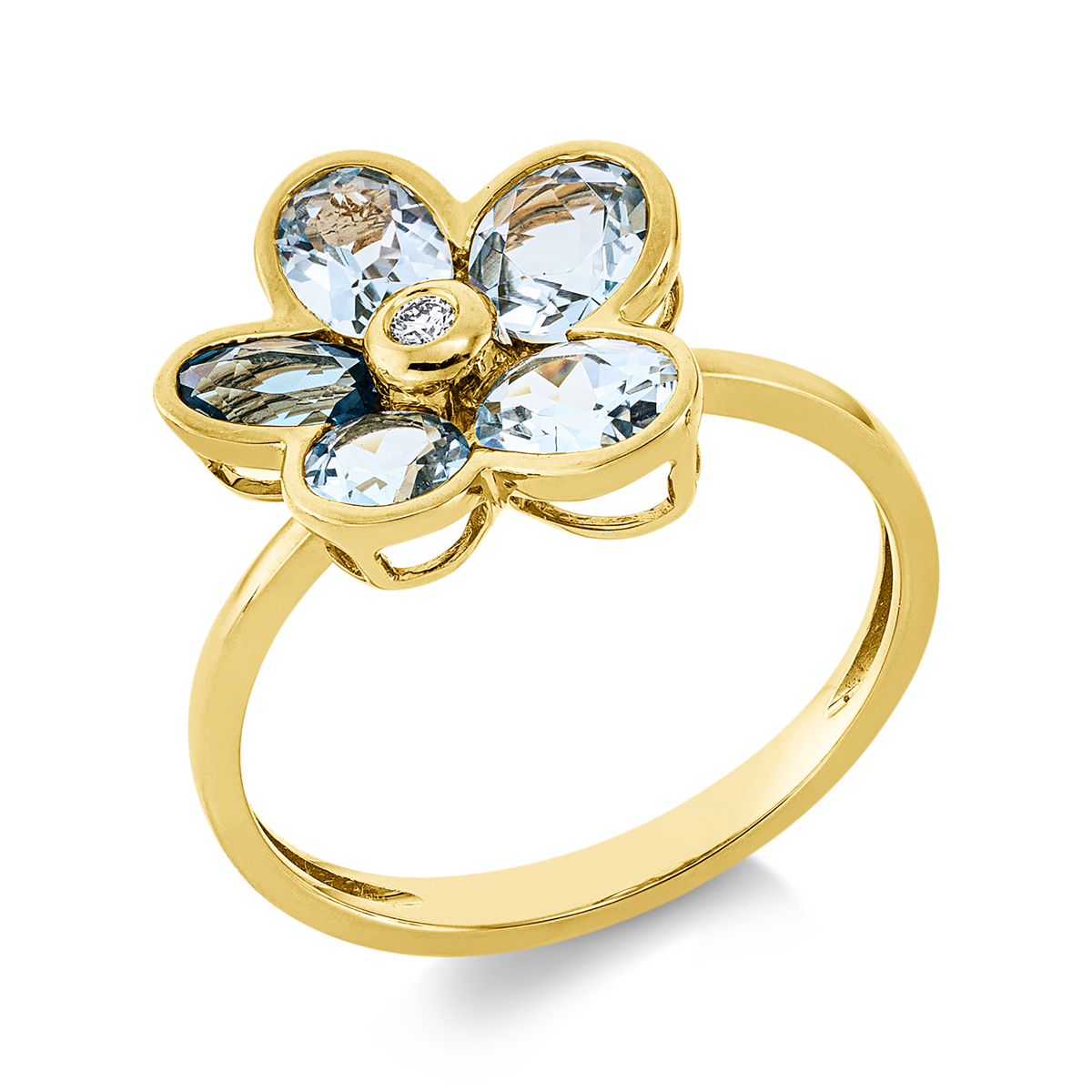 Ring 18 kt GG Blume