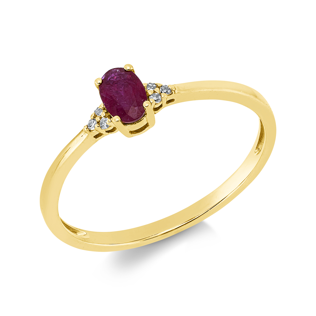 Ring 4er-Krappe 18 kt GG