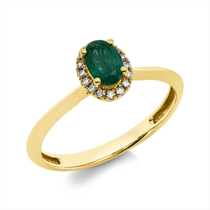 Ring 4er-Krappe 18 kt GG