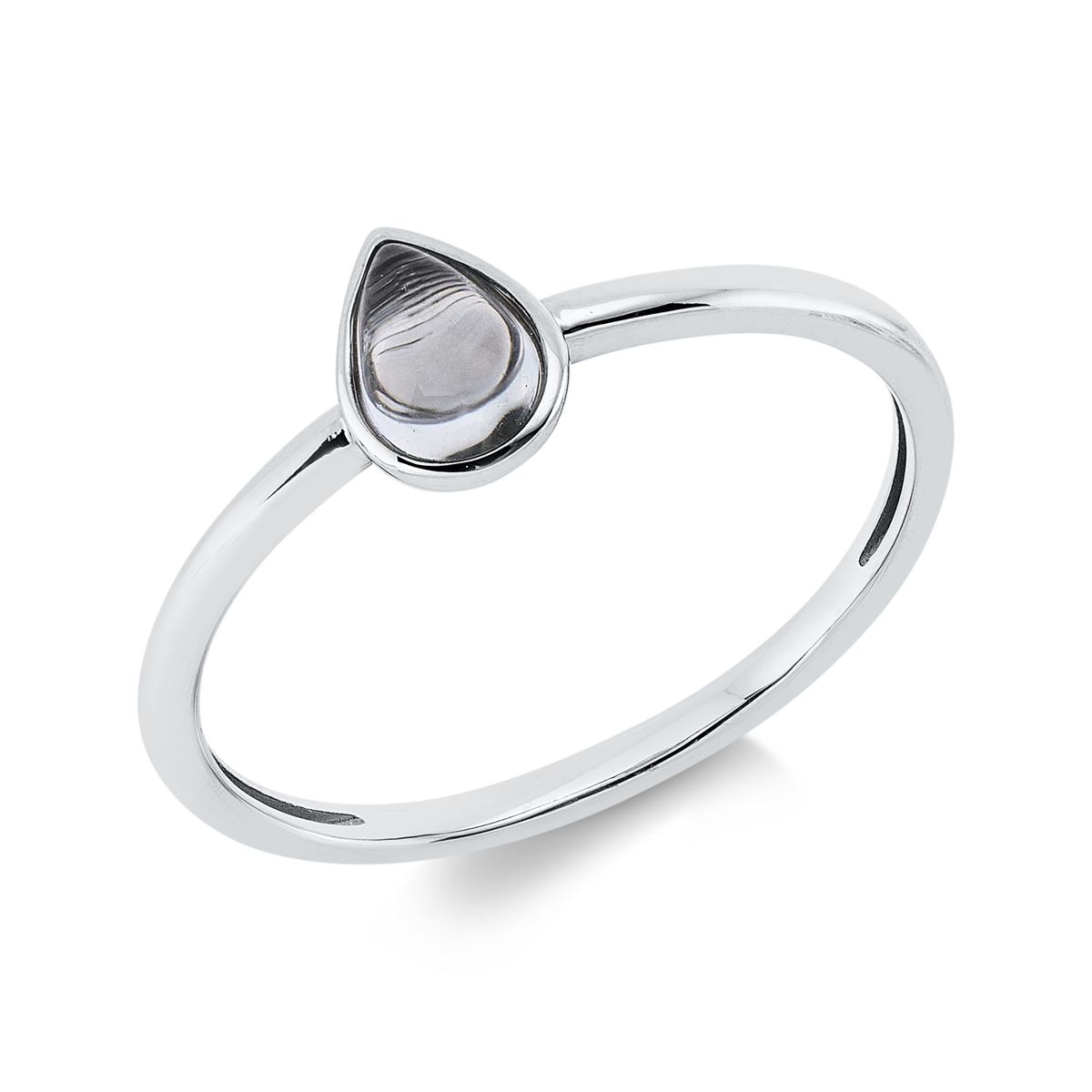 Ring 18 kt WG Tropfen