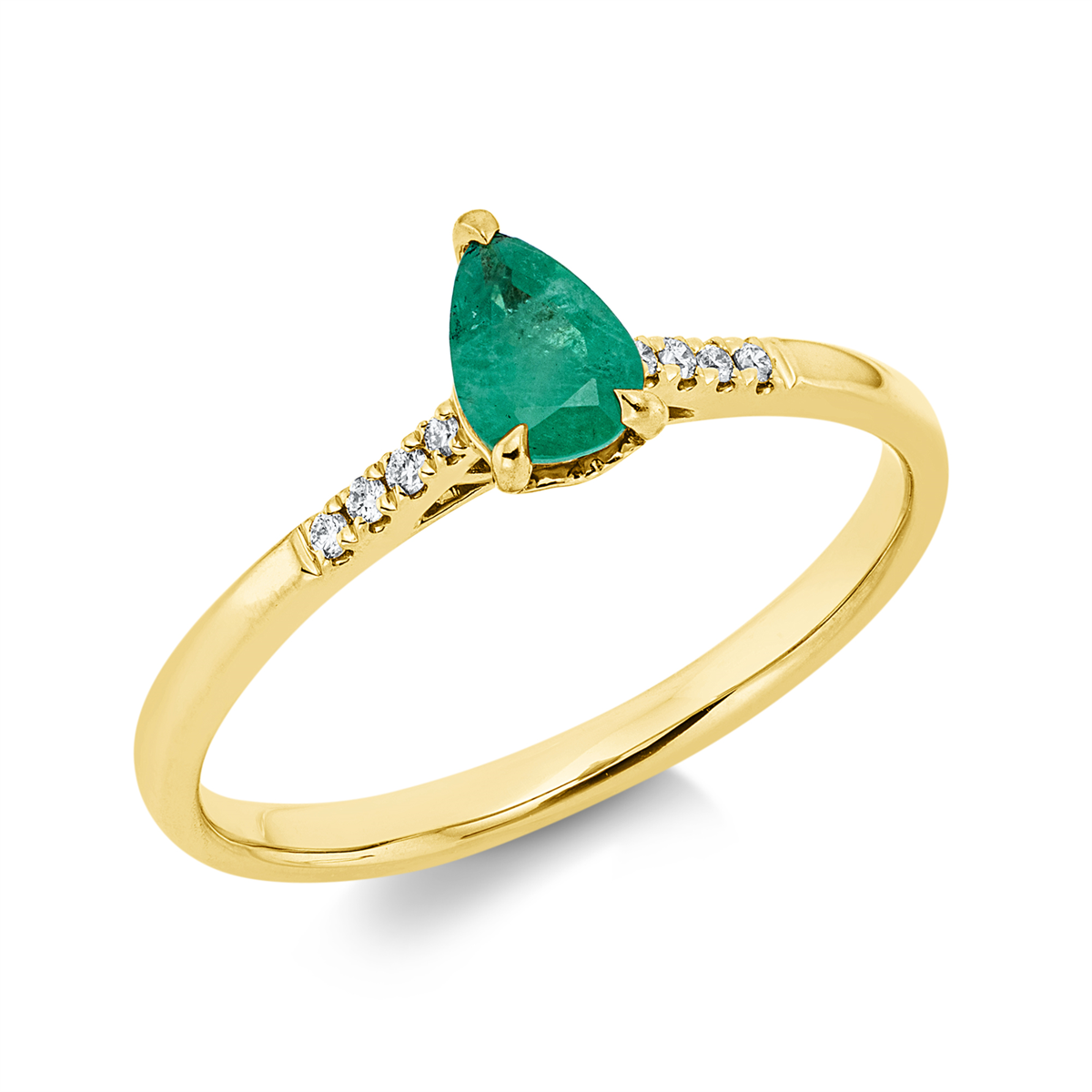 Ring 3er-Krappe 18 kt GG