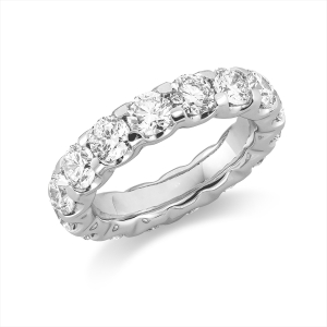 Infinity Memoire Ring  18kt Weißgold Premium Edition, 16 GIA's mit 4,81ct Diamanten