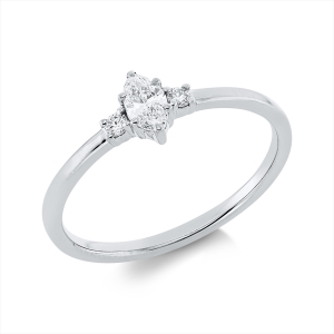 Ring 2er-Krappe 18 kt GG