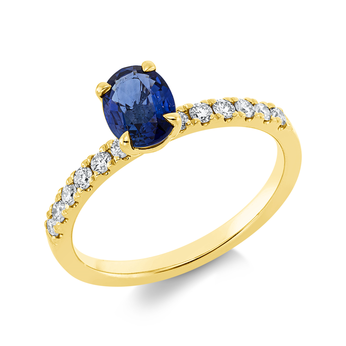 Ring 4er-Krappe 18 kt GG