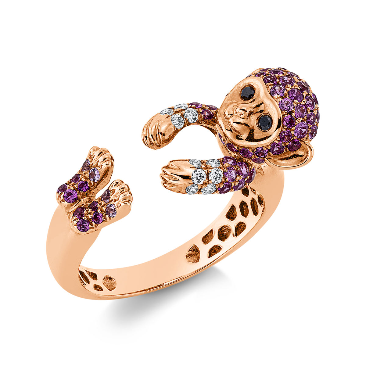 Ring 18 kt RG Affe