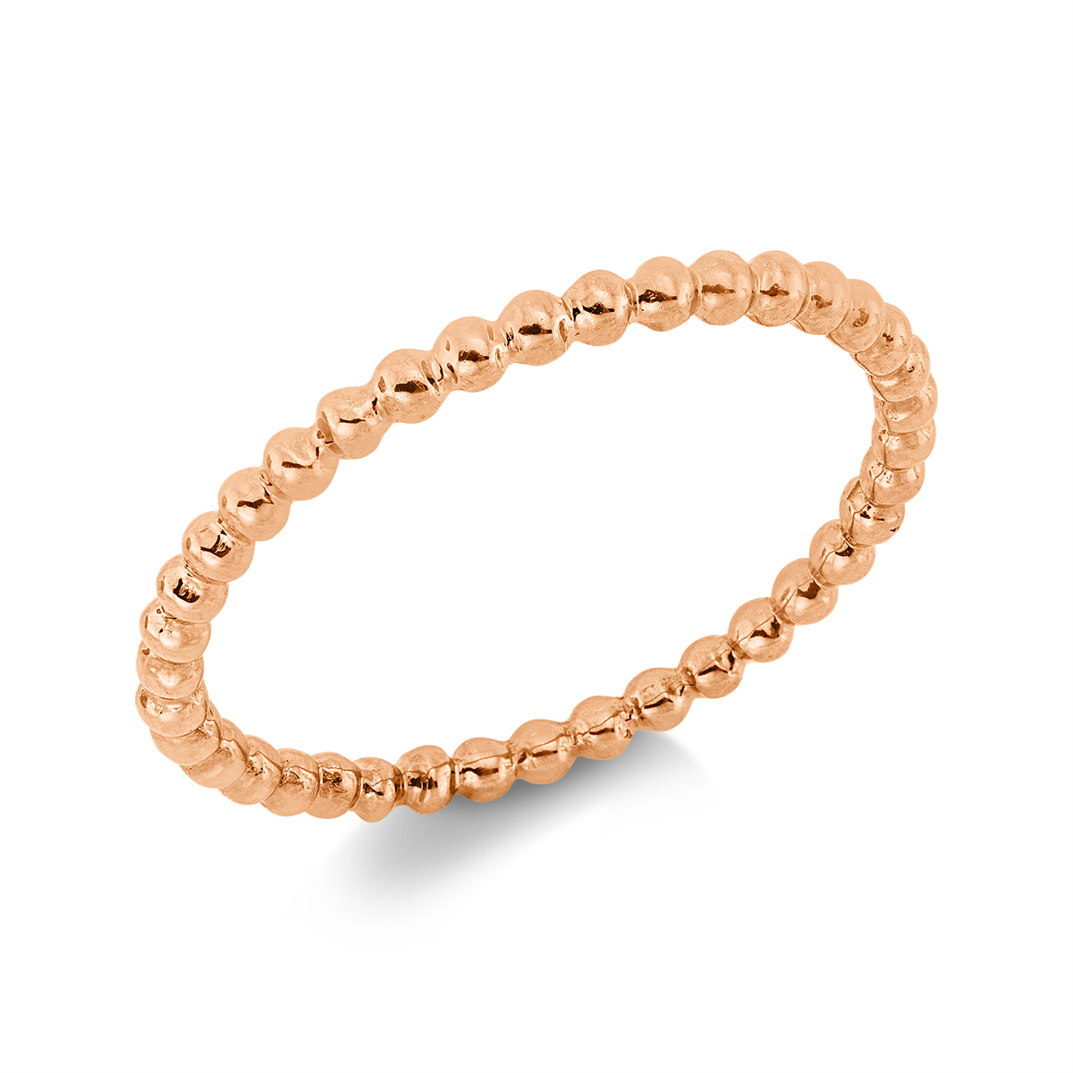 Ring  18kt Rotgold mit 0,00ct Diamanten