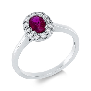 Ring 4er-Krappe 18 kt WG