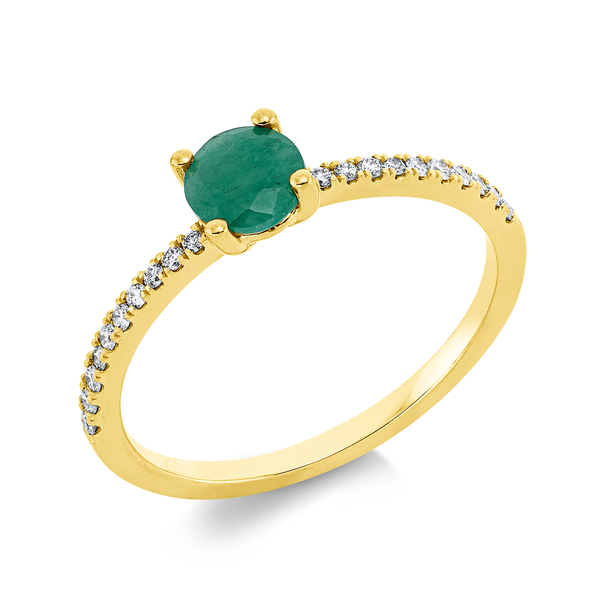 Ring 4er-Krappe 18 kt GG