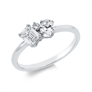 Ring 18 kt WG, GIA B5483784992