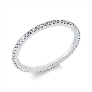 Infinity Memoire Ring  18kt Weißgold mit 0,20ct Diamanten