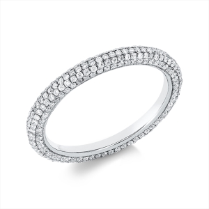 Pavé Ring  18kt Gelbgold mit 0,78ct Diamanten