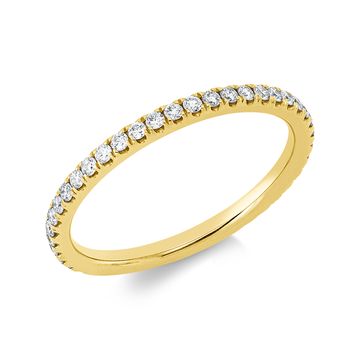 Infinity Memoire Ring  18kt Gelbgold mit 0,32ct Diamanten