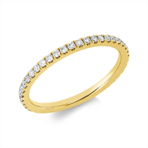 Infinity Memoire Ring  18kt Gelbgold mit 0,32ct Diamanten