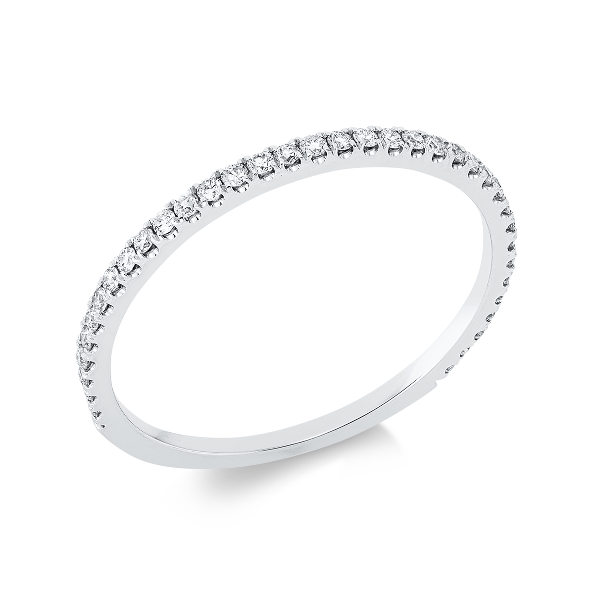 Infinity Memoire Ring  18kt Weißgold mit 0,19ct Diamanten