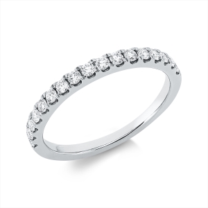 Memoire halb Ring  18kt Gelbgold mit 0,35ct Diamanten