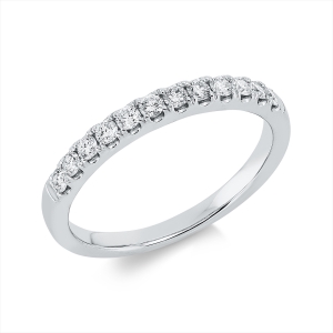 Memoire halb Ring  18kt Gelbgold mit 0,30ct Diamanten