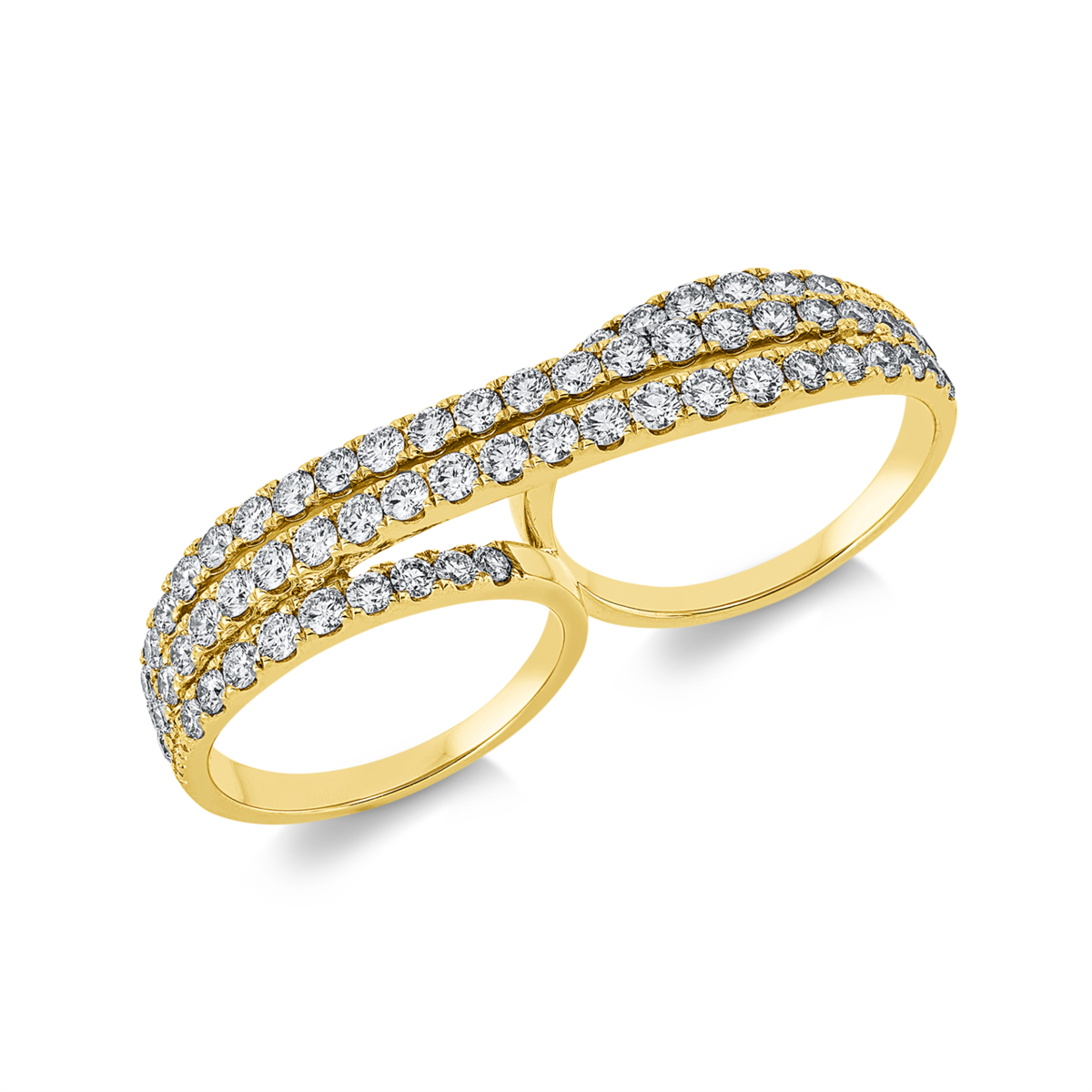 Ring  18kt Gelbgold mit 2,37ct Diamanten