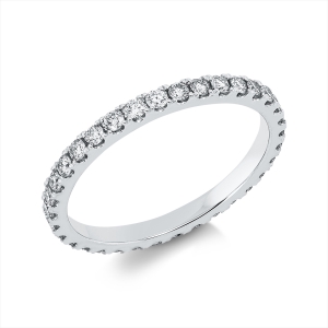 Infinity Memoire Ring  18kt Weißgold mit 0,64ct Diamanten