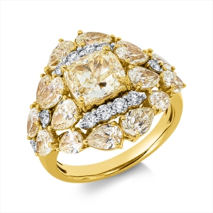 Ring 4er-Krappe 18 kt GG+WG, GIA 1507759709