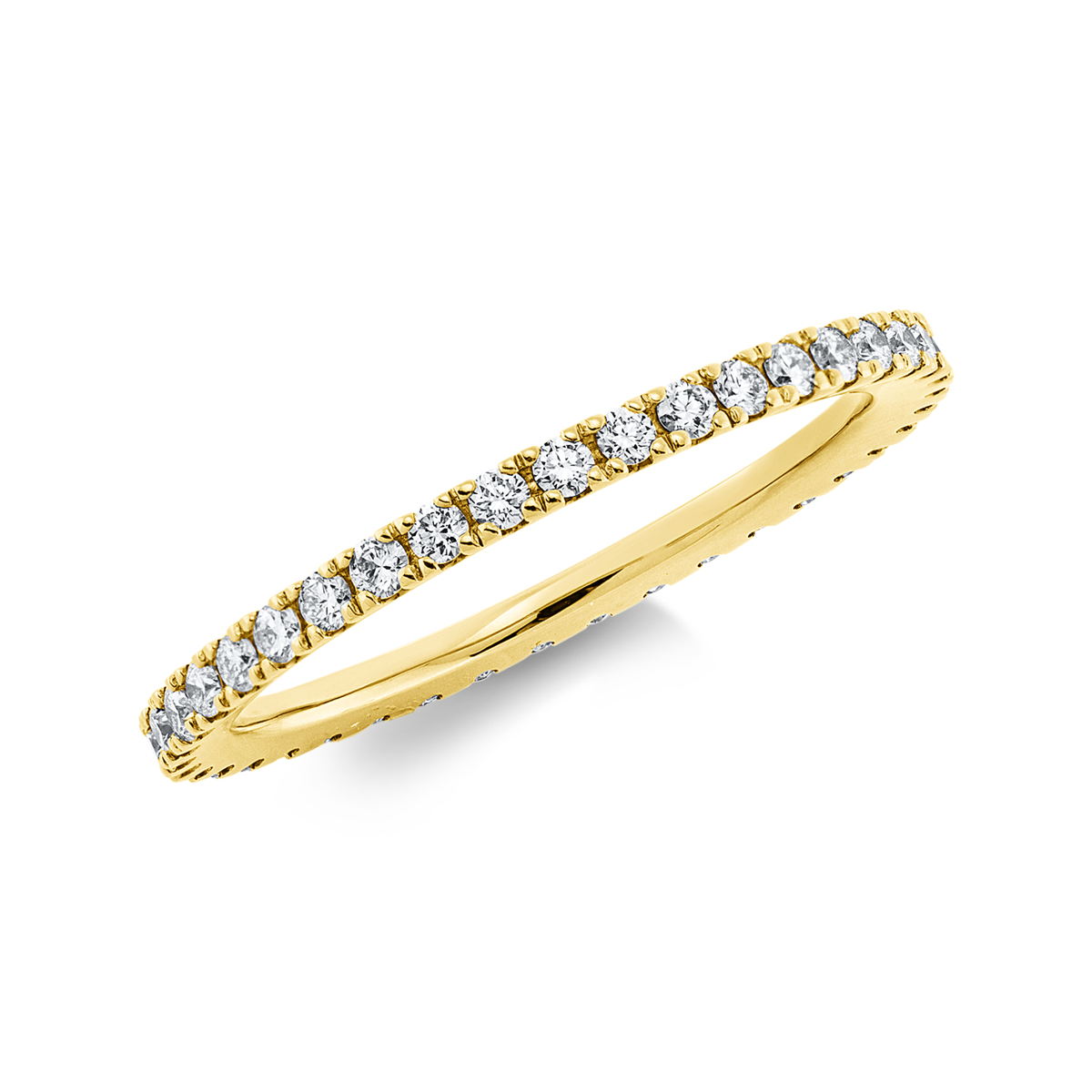 Infinity Memoire Ring  18kt Gelbgold mit 0,53ct Diamanten
