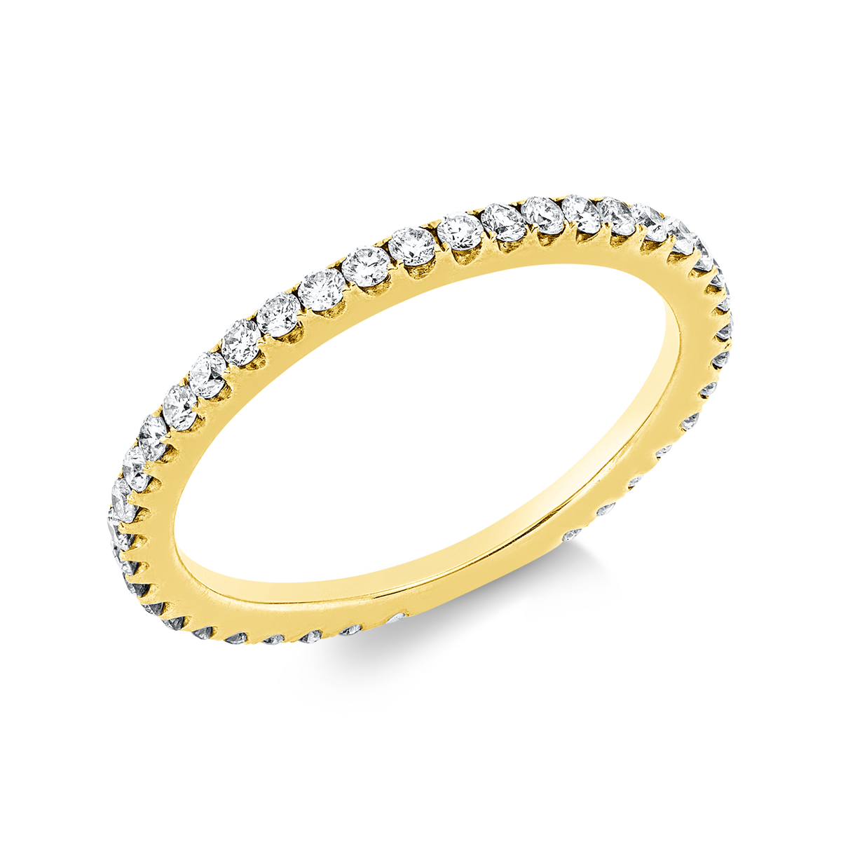 Infinity Memoire Ring  18kt Gelbgold mit 0,47ct Diamanten