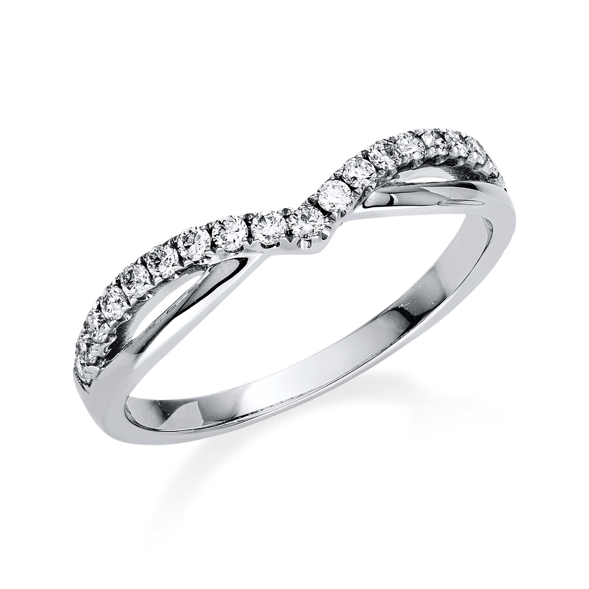 Ring 3er-Krappe 18 kt WG