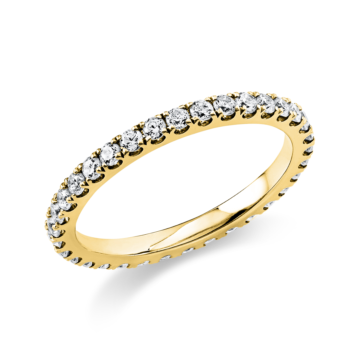 Infinity Memoire Ring  14kt Gelbgold mit 0,71ct Diamanten