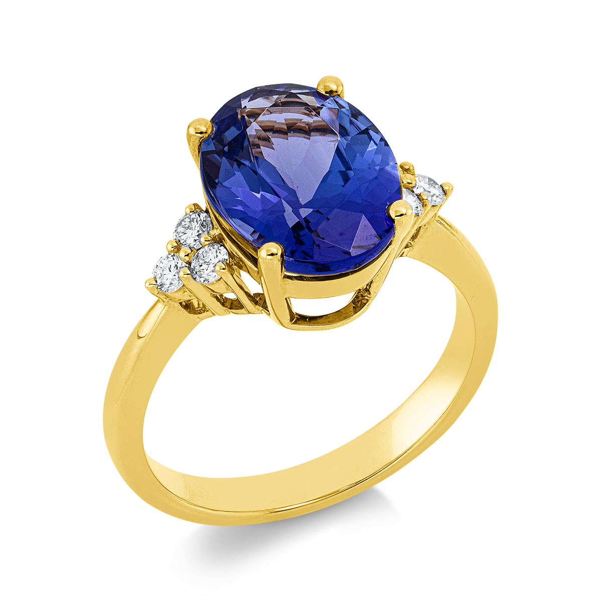 Ring 4er-Krappe 18 kt GG