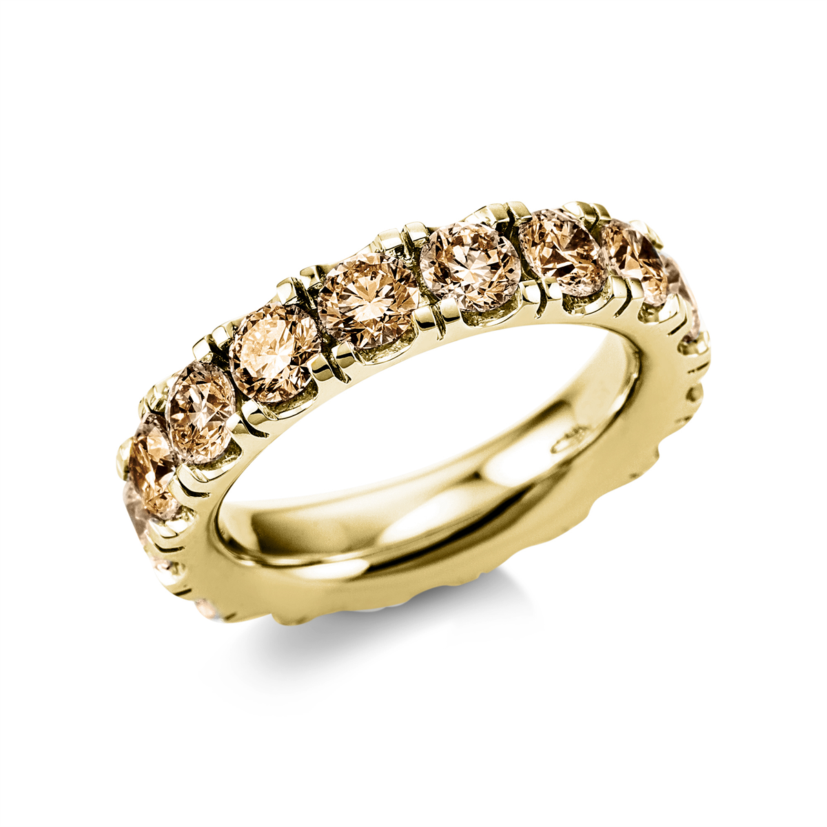Infinity Memoire Ring  18kt Gelbgold mit 4,50ct Diamanten