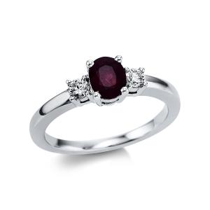 Ring 4er-Krappe 18 kt WG