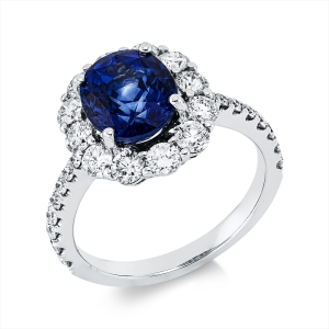 Ring 4er-Krappe 18 kt WG