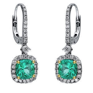 Ohrschmuck 18 kt WG+GG