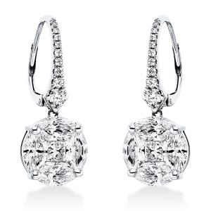 Ohrschmuck 4er-Krappe 18 kt WG