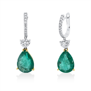 Ohrschmuck 18 kt WG+GG