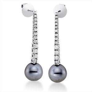 Ohrschmuck  18kt Weißgold mit 0,53ct Diamanten