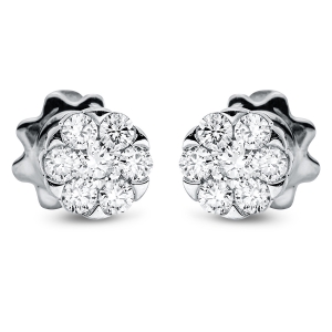 Ohrstecker 18 kt GG Kreis