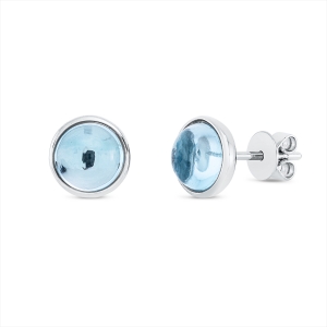 Ohrstecker Zarge 18 kt WG