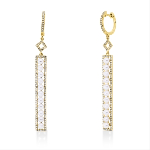 Ohrschmuck  18kt Gelbgold mit 0,55ct Diamanten