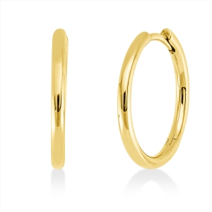 Creolen  18kt Gelbgold mit 0,00ct Diamanten