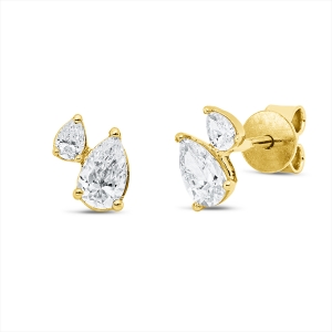 Ohrstecker  18kt Gelbgold mit 0,64ct Diamanten