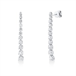 Ohrschmuck  18kt Weißgold mit 2,43ct Diamanten