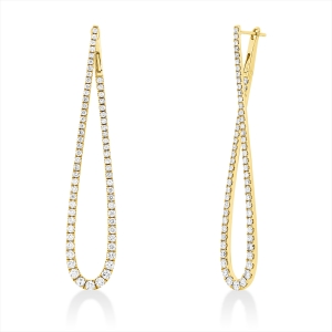 Creolen  18kt Gelbgold mit 2,32ct Diamanten