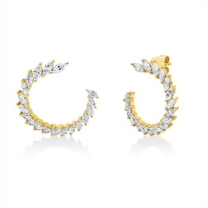 Ohrstecker  18kt Gelbgold mit 1,64ct Diamanten