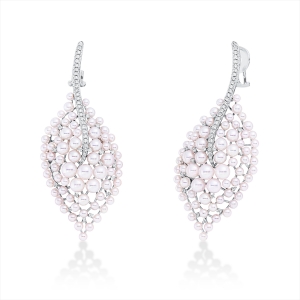 Ohrschmuck  18kt Weißgold mit 0,77ct Diamanten