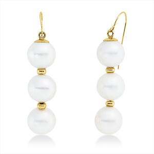 Ohrhänger  14kt Gelbgold mit 0,00ct Diamanten