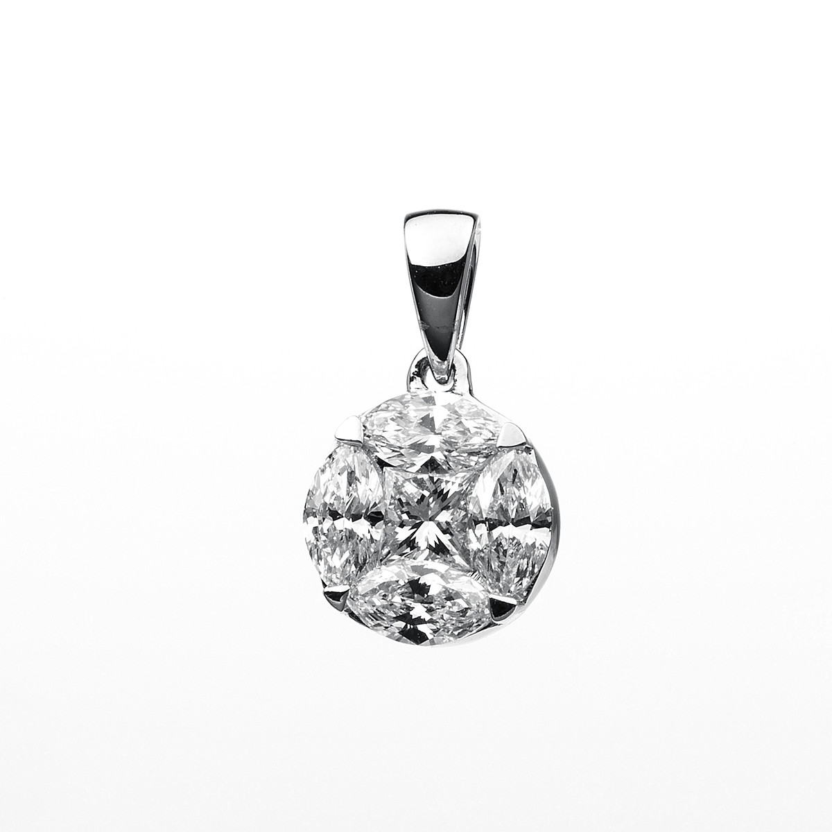 Anhänger 18 kt WG, mit Öse