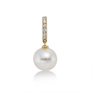 Anhänger  18kt Gelbgold mit 0,11ct Diamanten