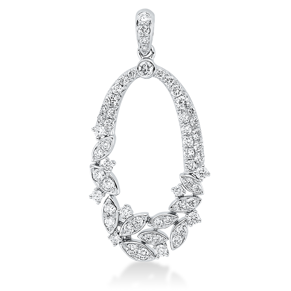 Anhänger 18 kt WG, mit Öse