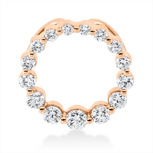 Anhänger 18 kt RG Kreis